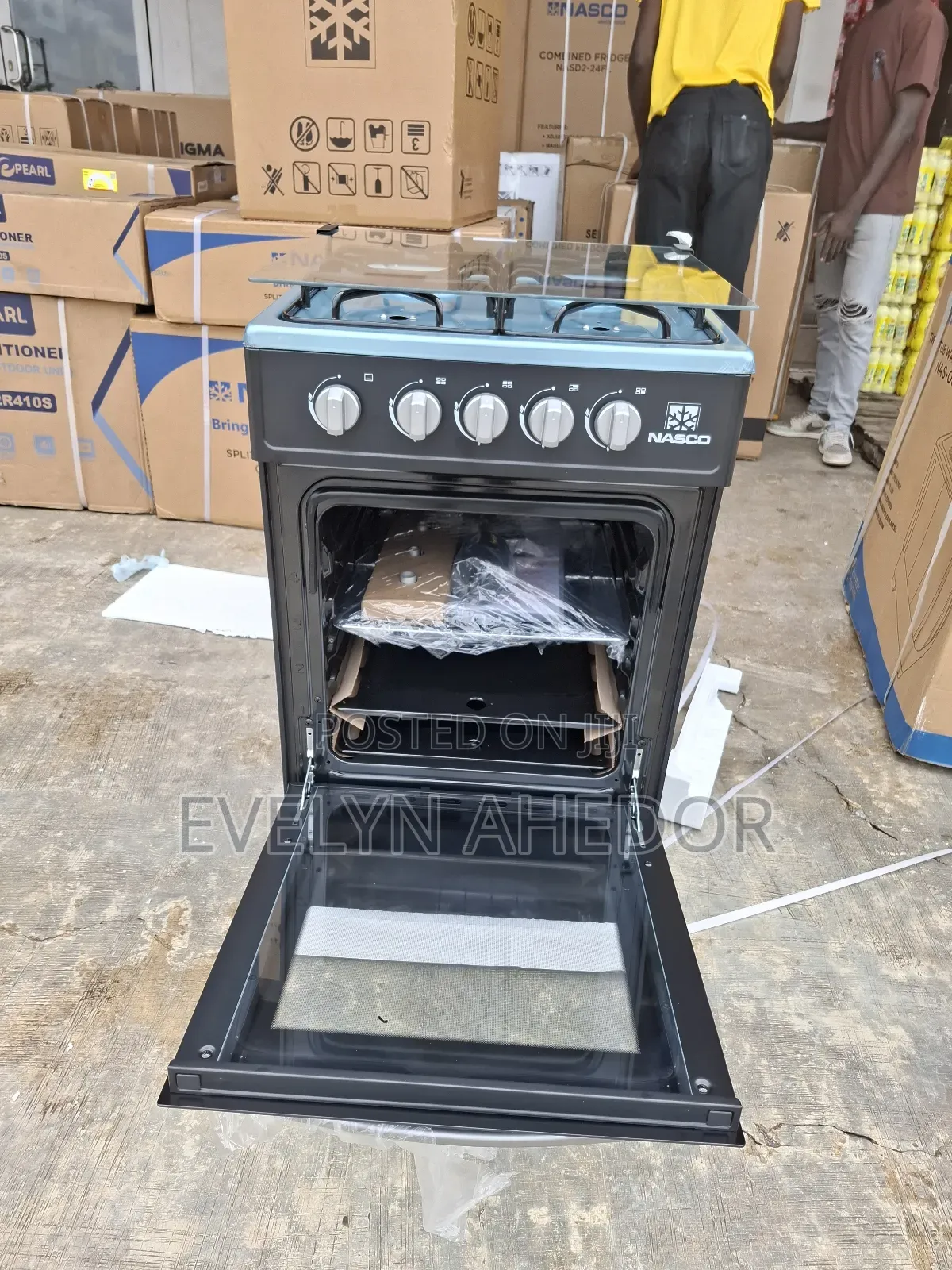 Affordable and Stainless Steel Nasco Gas Cooker 50by50 With Oven