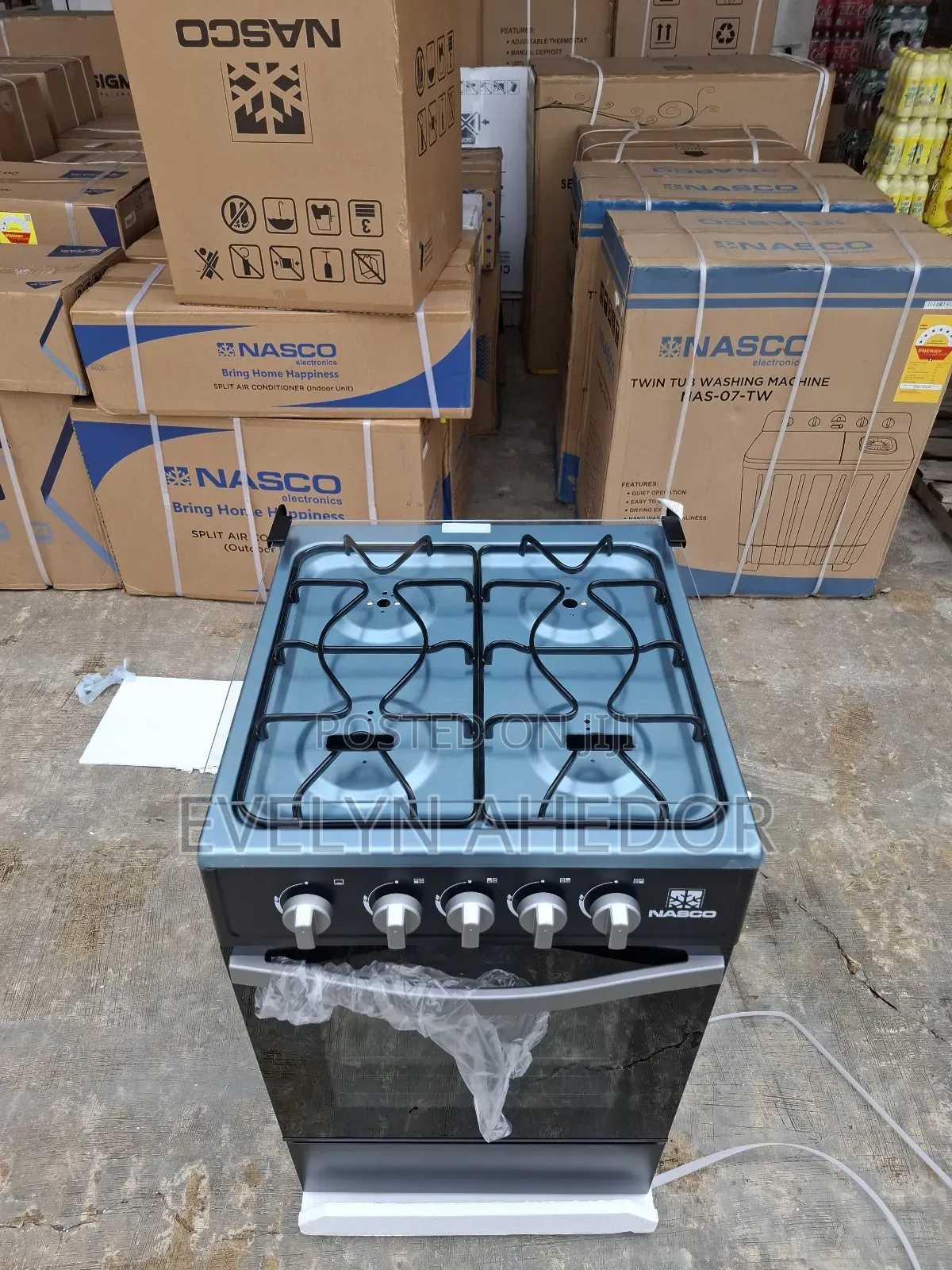 Affordable and Stainless Steel Nasco Gas Cooker 50by50 With Oven