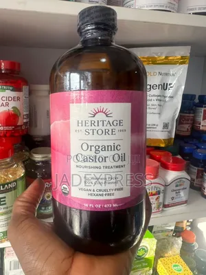 Heritage Store Organic Castor Oil 16oz