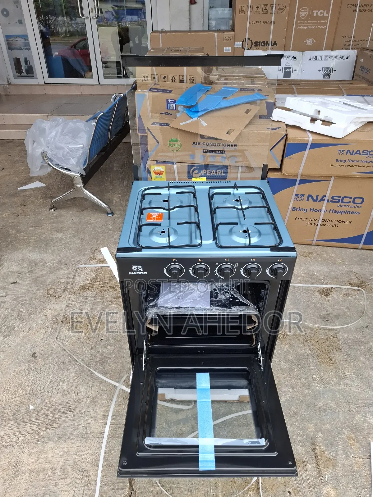 Easy Nasco Gas Cooker 50by50 With Oven and Stand Available for Sale