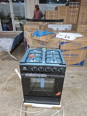 Oven and Grill Nasco Gas Cooker 4 Burners Brand New Available