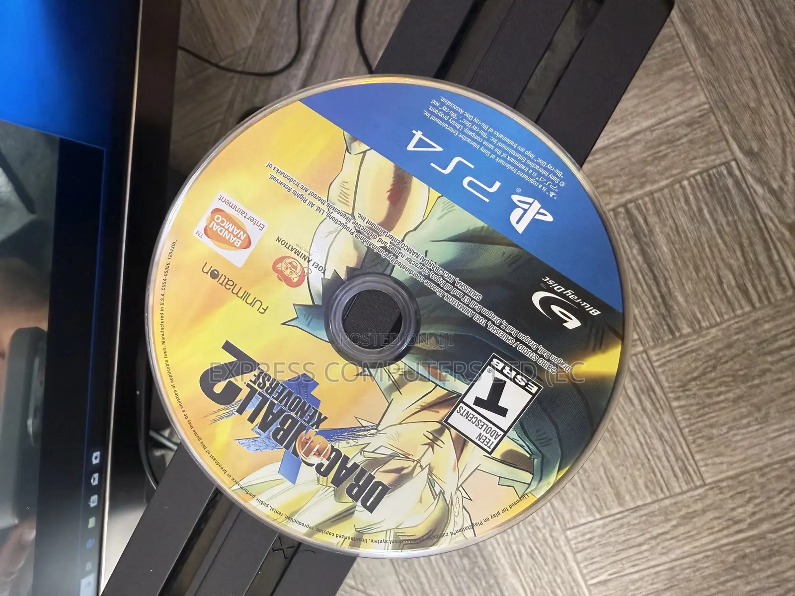 Playstation 4 Pro Console Display With One Controller and One Cd