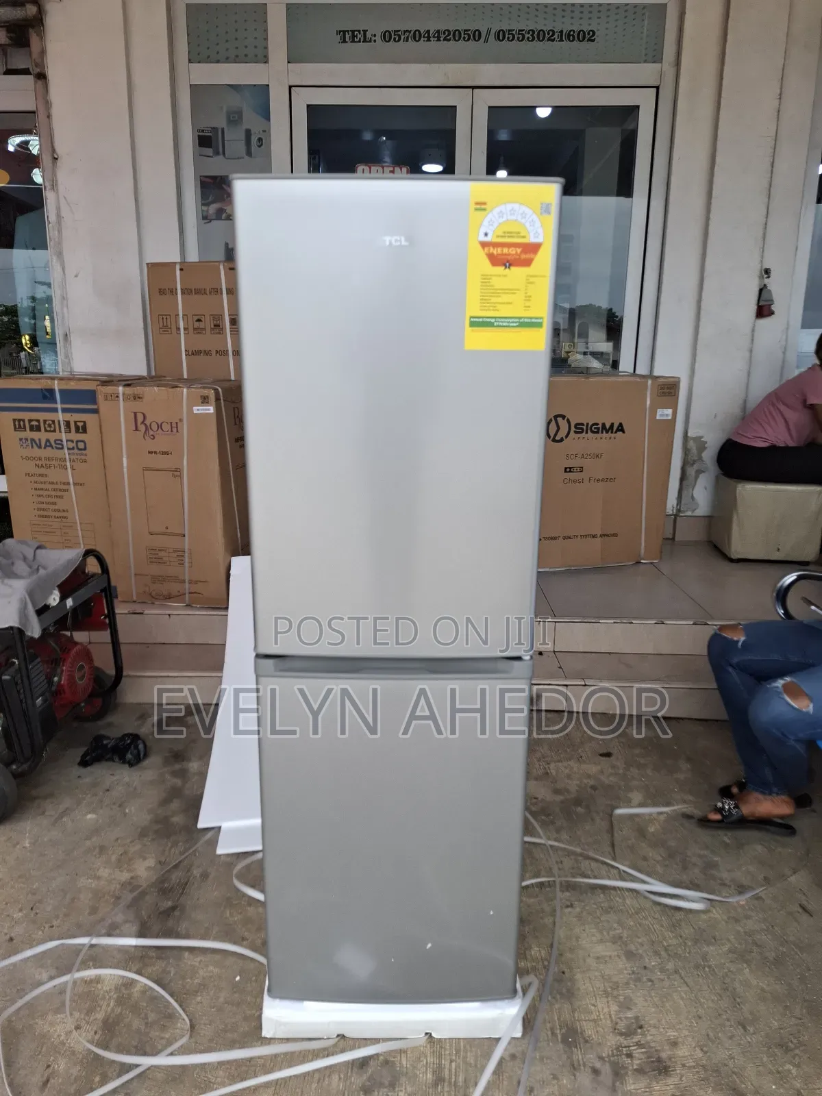 Fast Frozen TCL 142ltrs Bottom Freezer With Interior Light Available