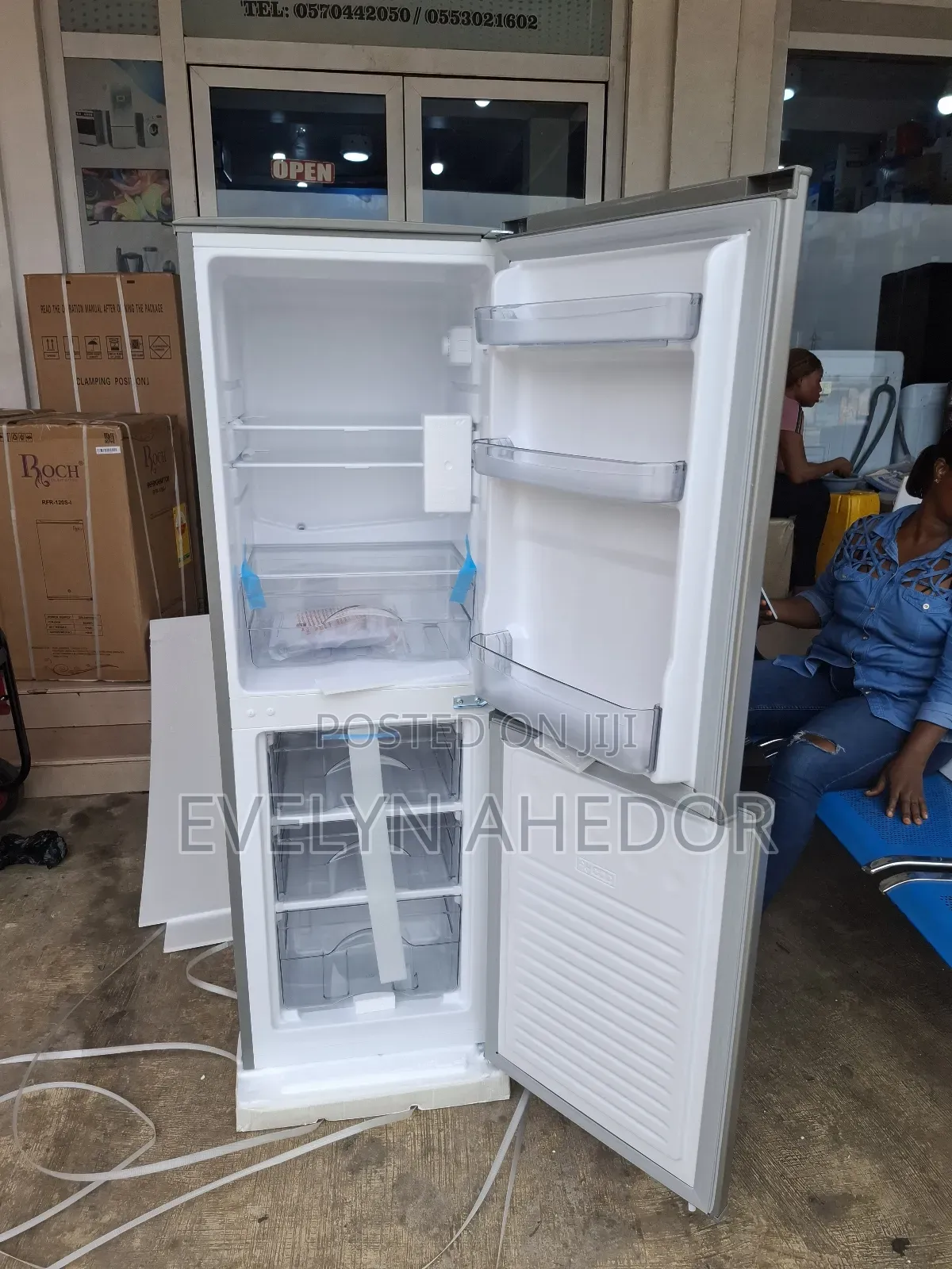 Fast Frozen TCL 142ltrs Bottom Freezer With Interior Light Available