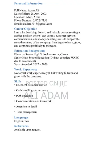 Looking for Job