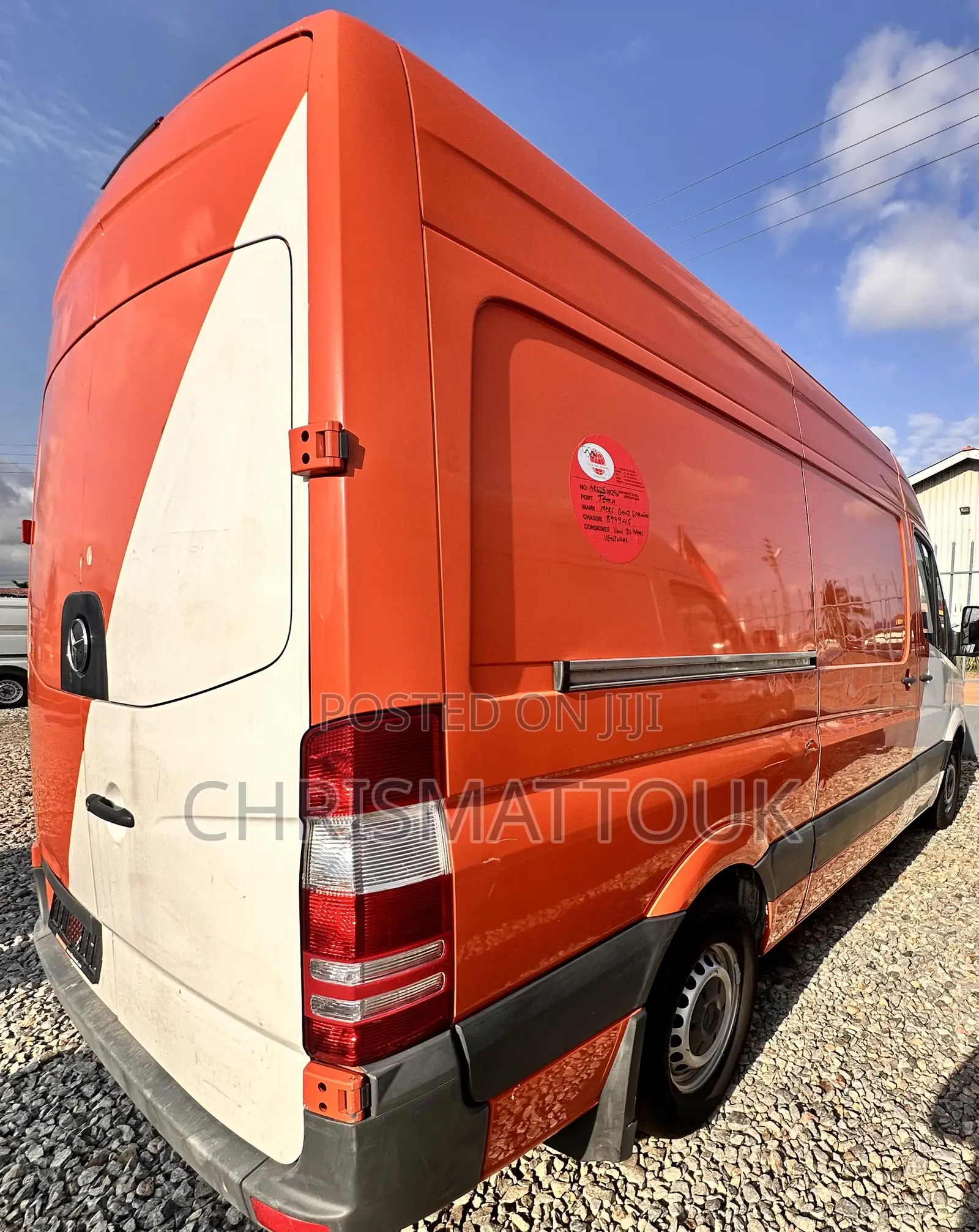 Mercedes-Benz Sprinter 2012 Orange