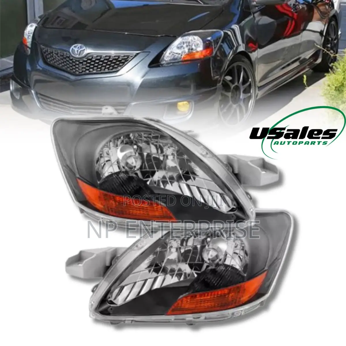 For 2007-2011 Toyota Yaris Sedan Headlight Headlamp