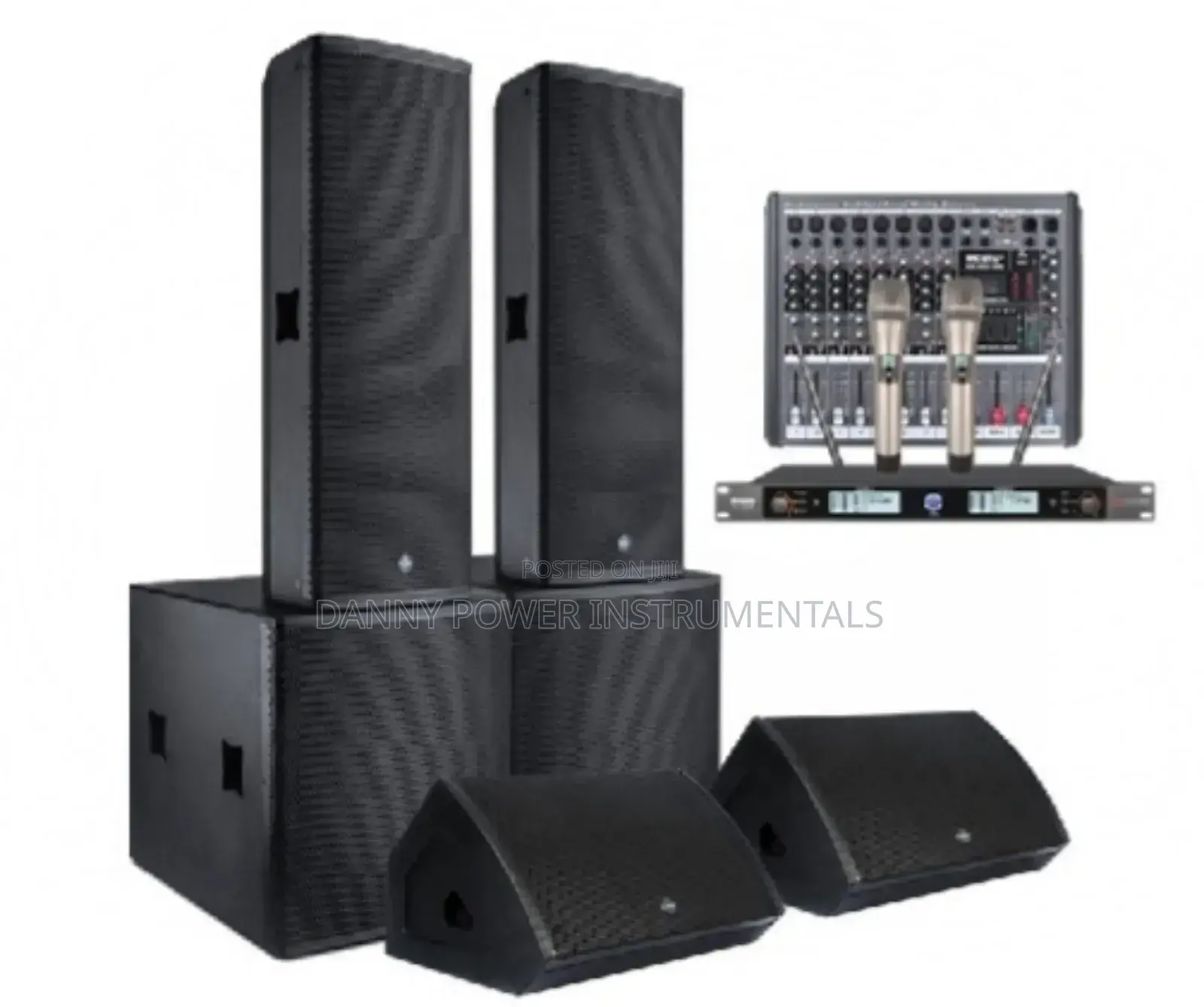 Set of Danny Speakers and Amplifier
