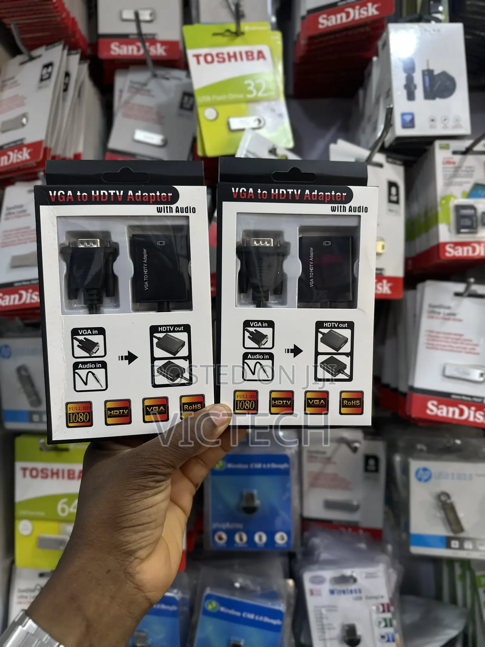 Vga to HDTV Adapter With Audio