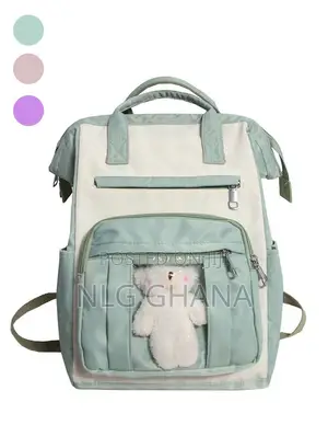 15.6" Large Women's Waterproof Backpack With a Small White. Ghx1308