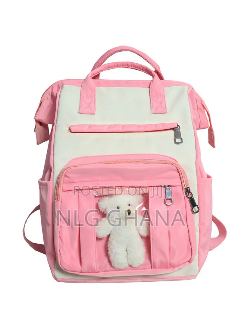 15.6" Large Women's Waterproof Backpack With a Small White. Ghx1308