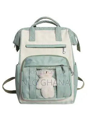 15.6" Large Women's Waterproof Backpack With a Small White. Ghx1308