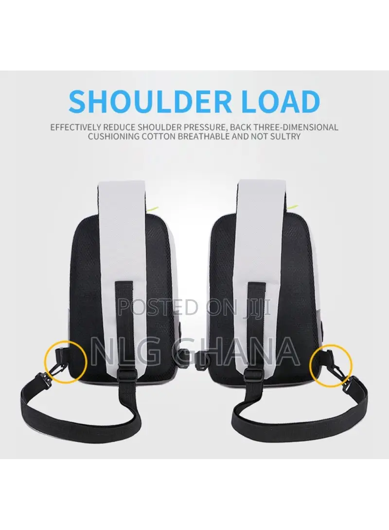 Casual Nylon Oxford Cloth Chest Bag Single Shoulder. Tvx16608