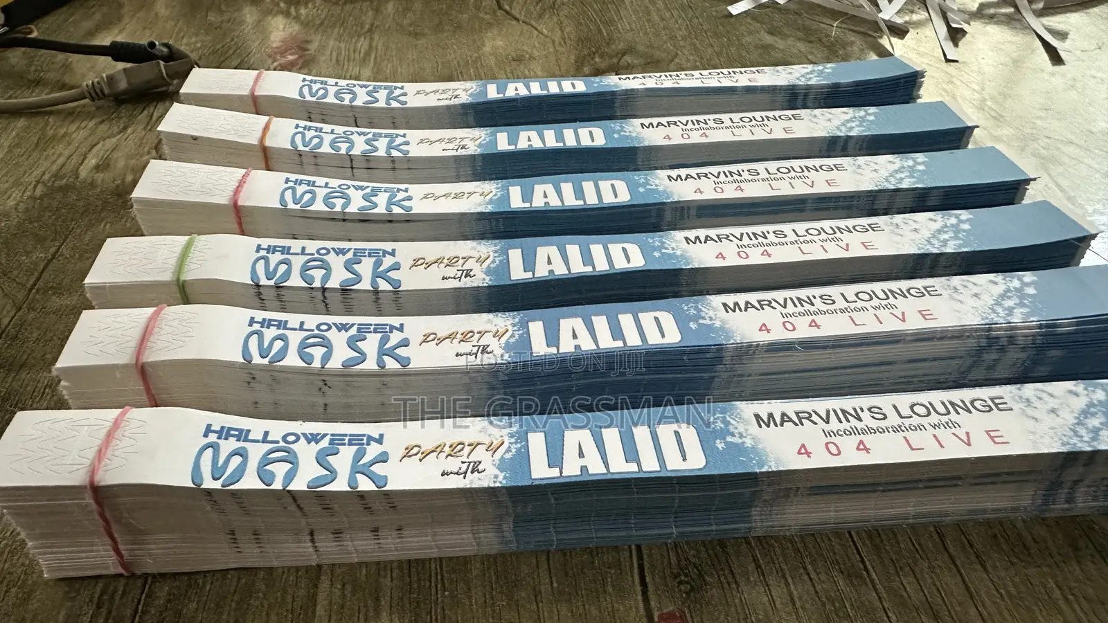  Vip Access Custom Designer Wristbands - Fast 24hr Print