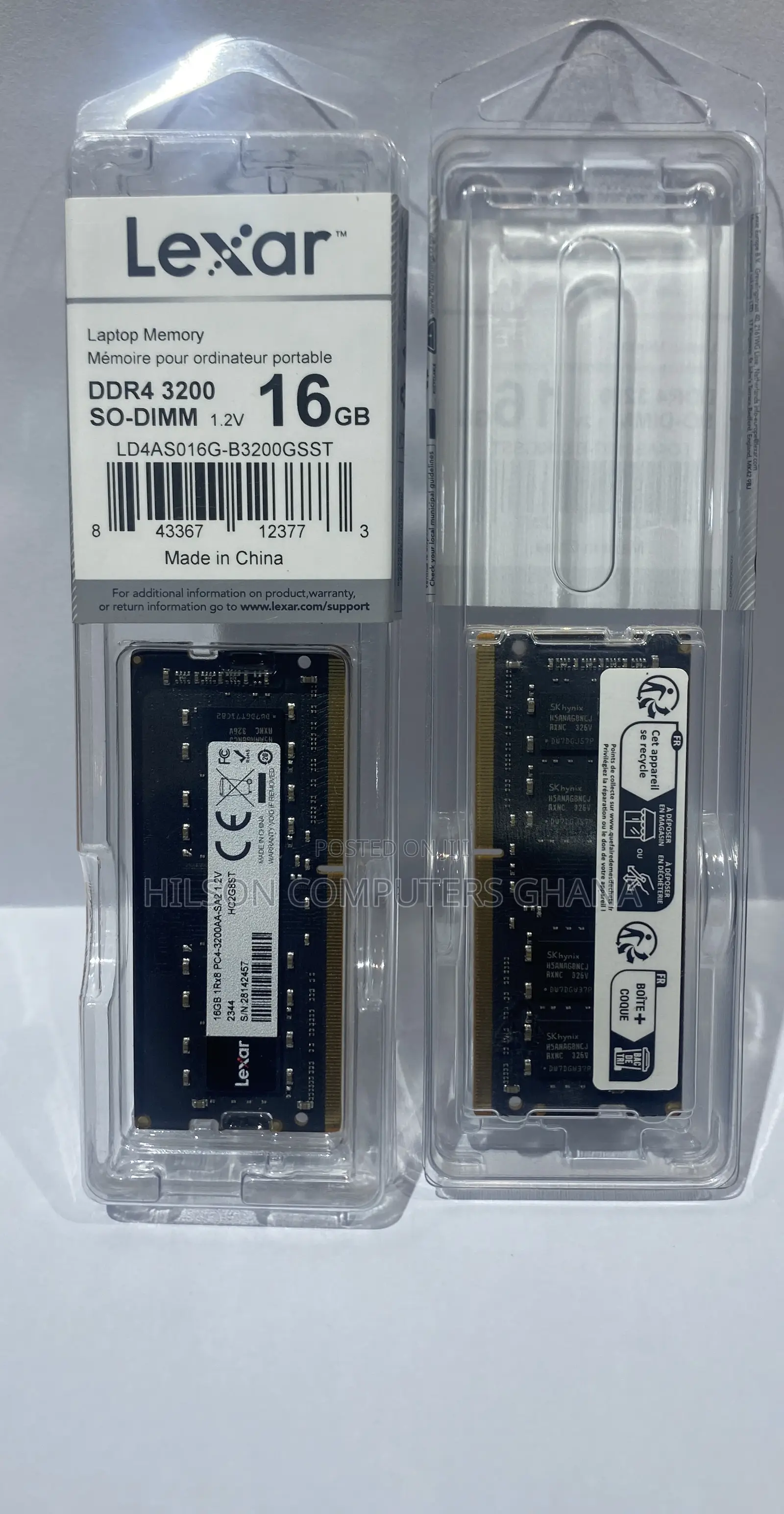 Lexar 16gb Ddr4-3200 Sodimm Laptop Memory