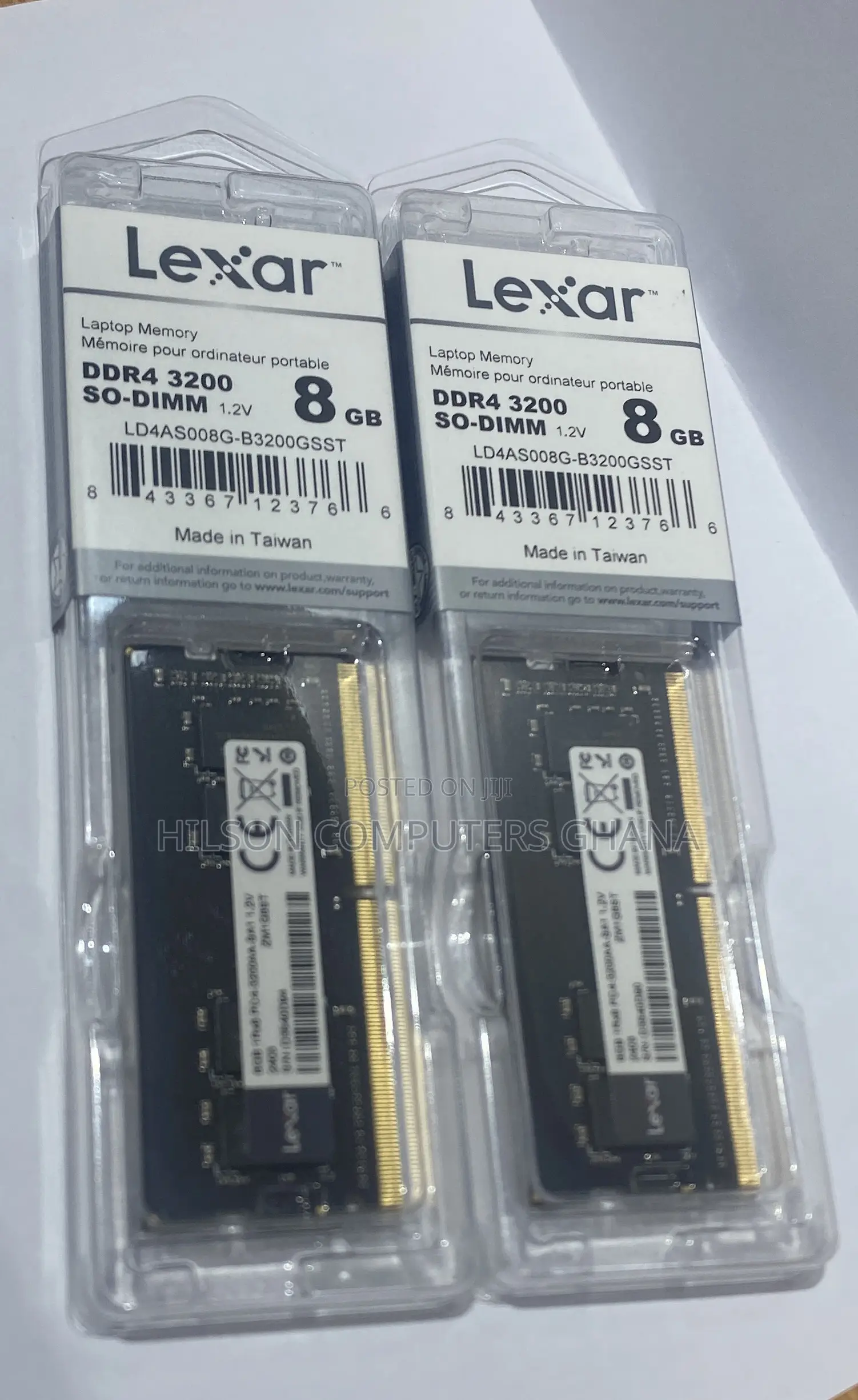 Lexar 8gb Ram Ddr4-3200 Sodimm Laptop Memory