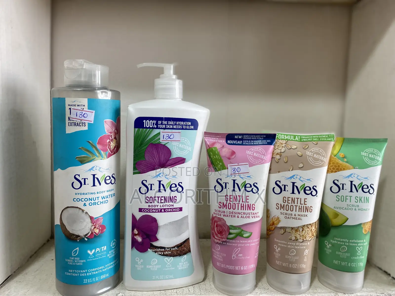 St.Ives Lotion, Shower Gel, Body Scrub