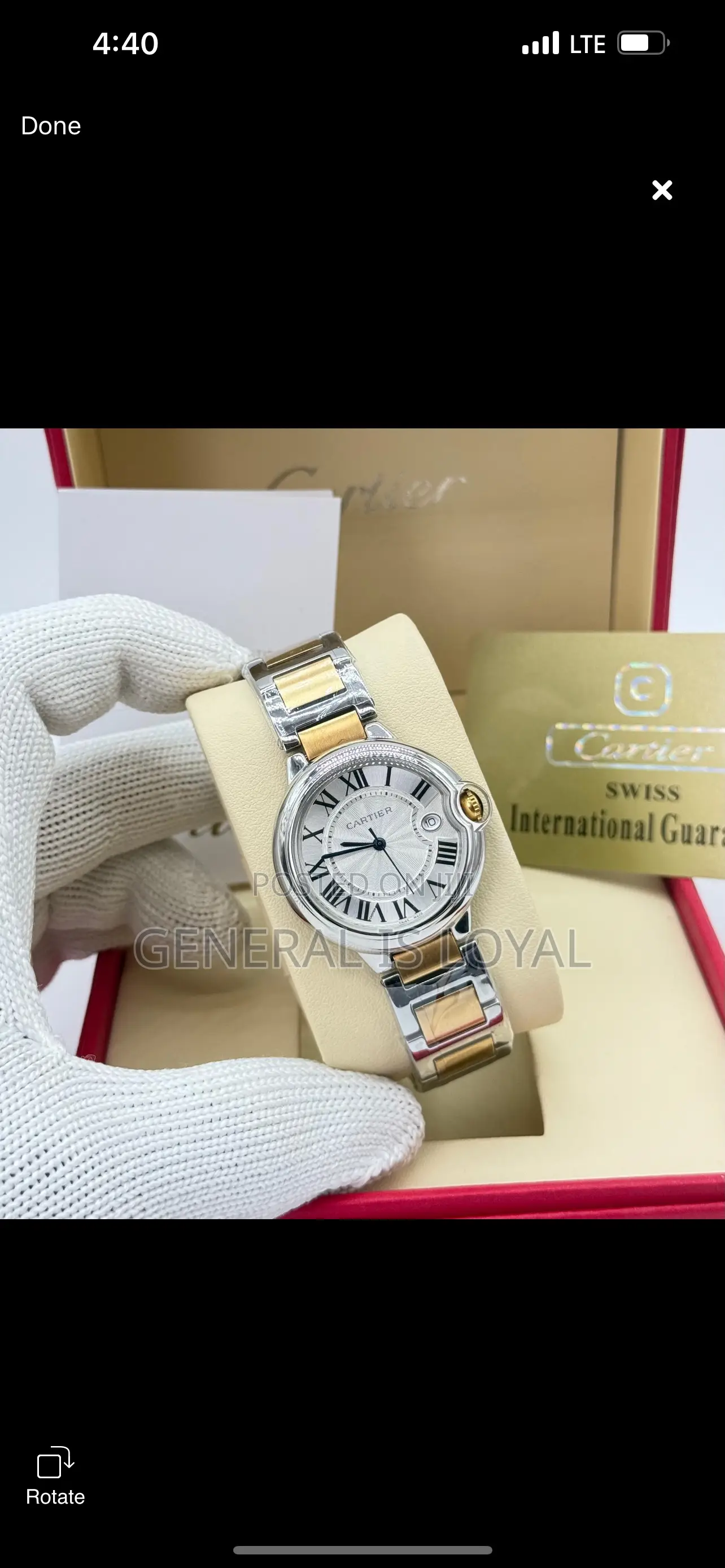 Cartier Ballon Bleu Men’S Watch