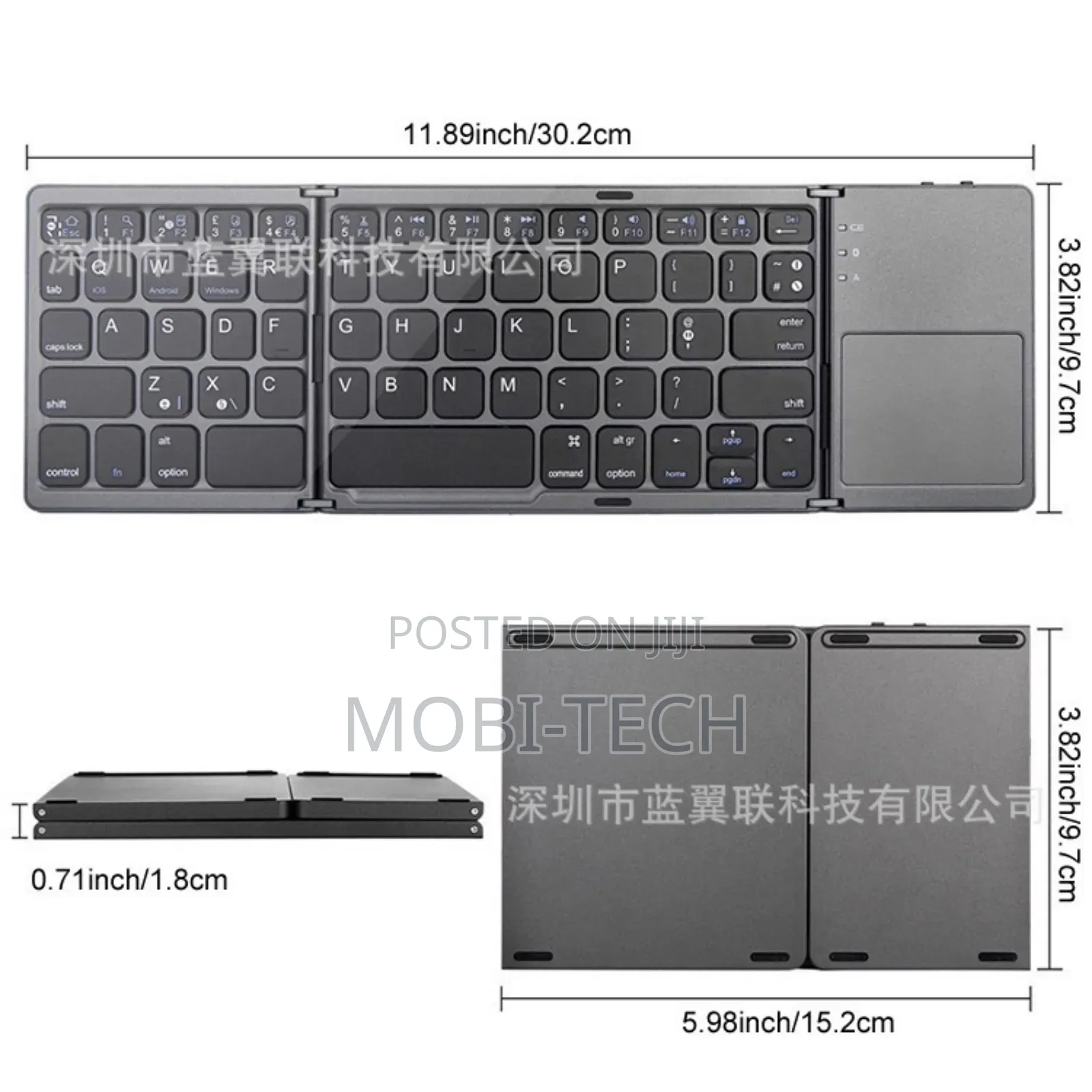 Foldable Bluetooth Keyboard