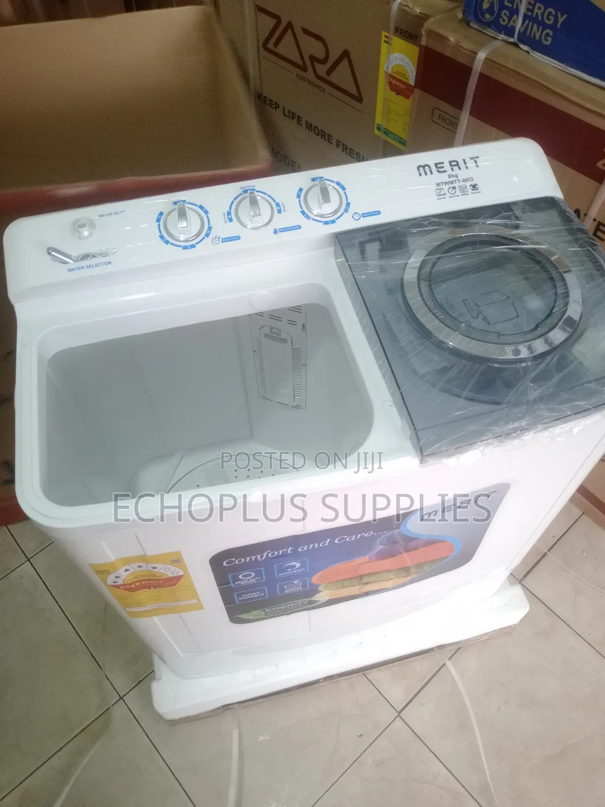 Merit 8kg Washing Machine/Twin Tub