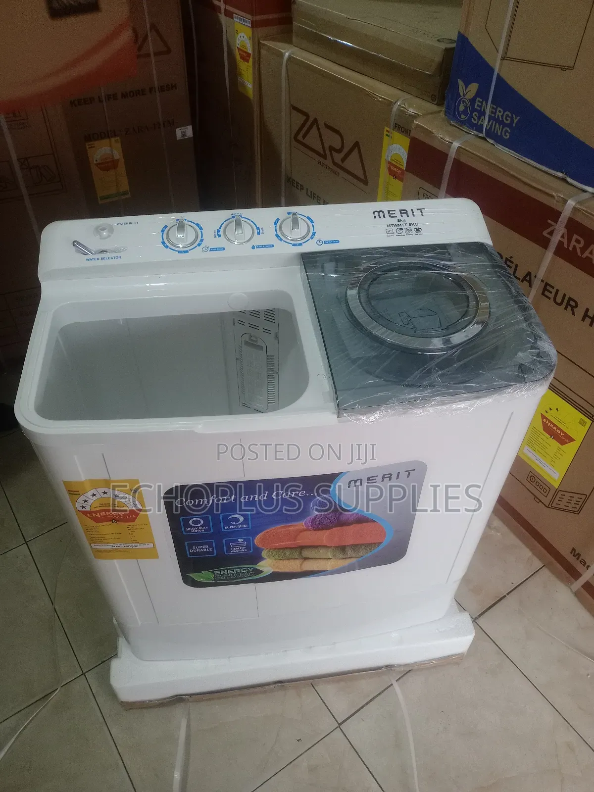 Merit 8kg Washing Machine/Twin Tub