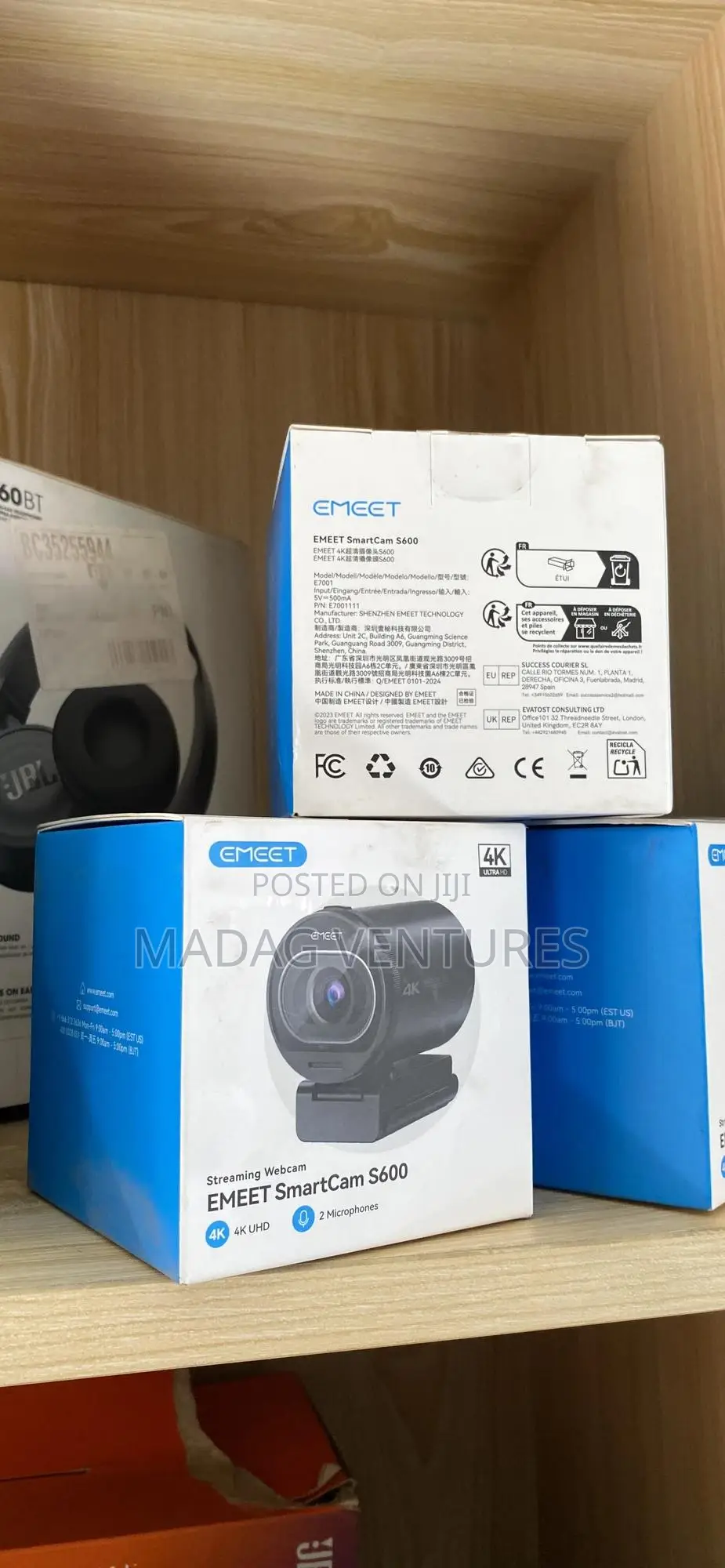 Emeet Webcam for Pc, S600 Webcam