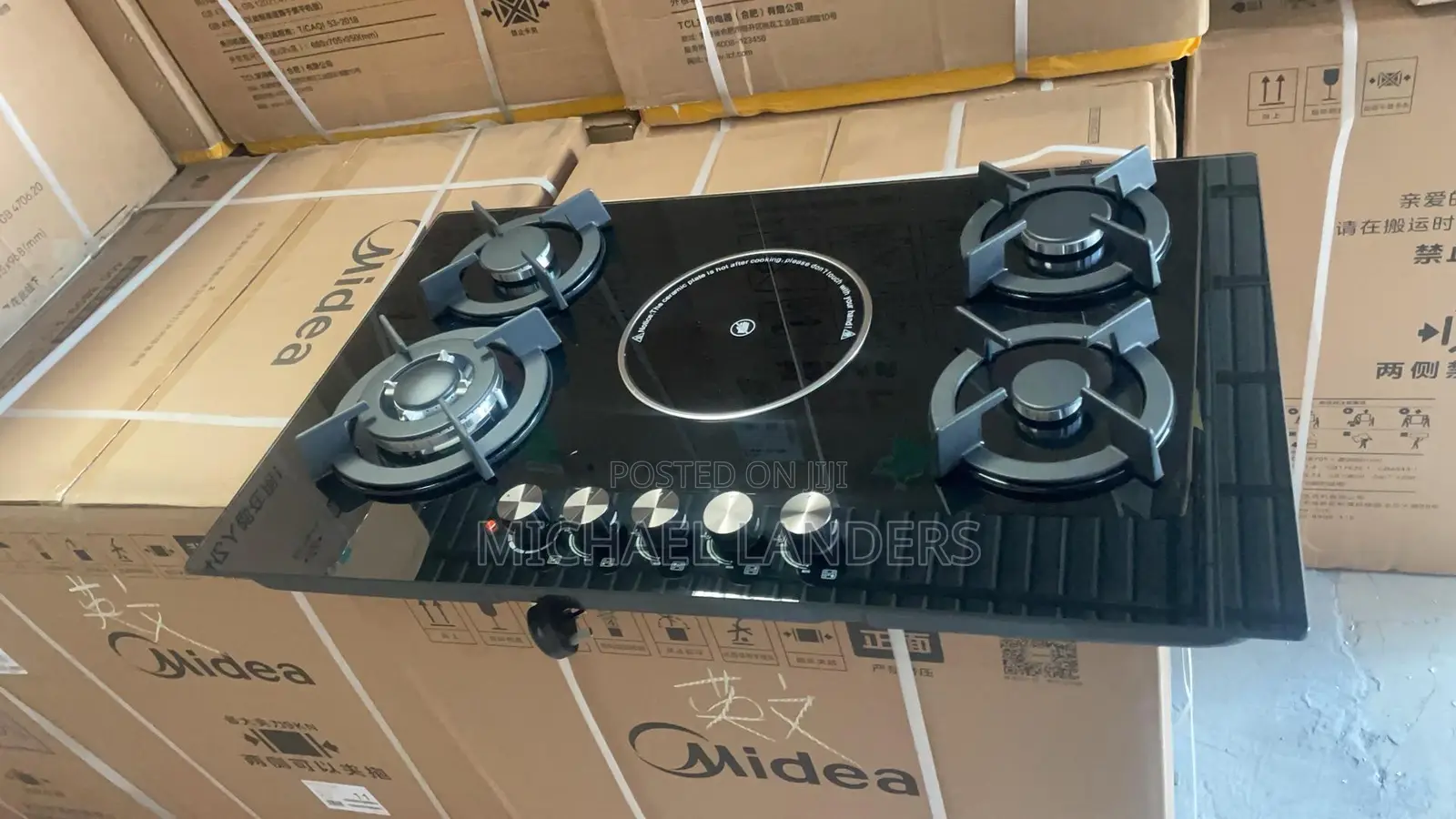 60cm Glass Gas Stove