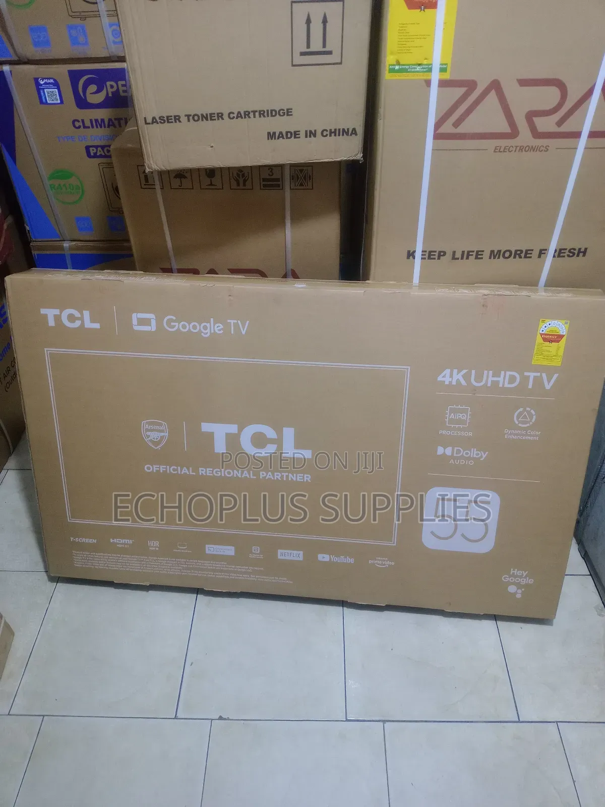TCL 55" Smart Tv/ 4kuhd Tv/Google Tv/55p6k