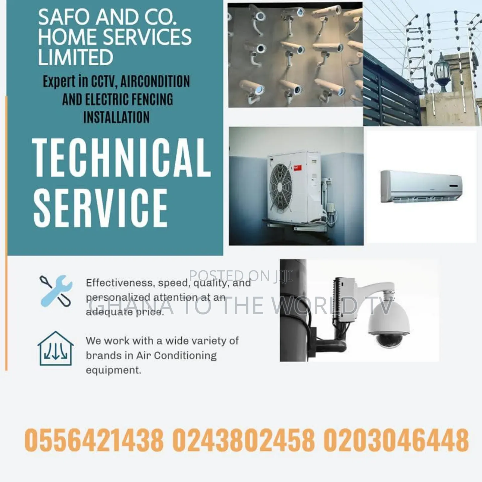 Ac, Cctv,Fencing, Open Gate Automated Machine and General Electrical