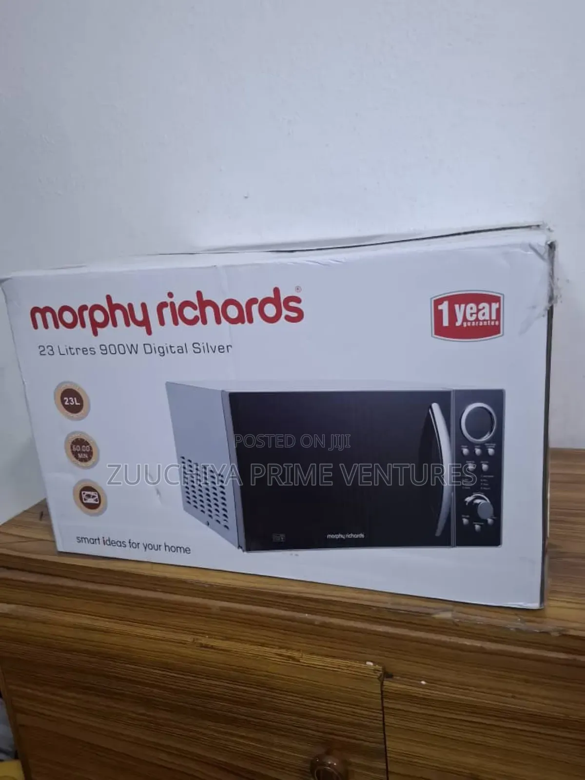 23.L Morphy Richards Digital Microwave From Uk