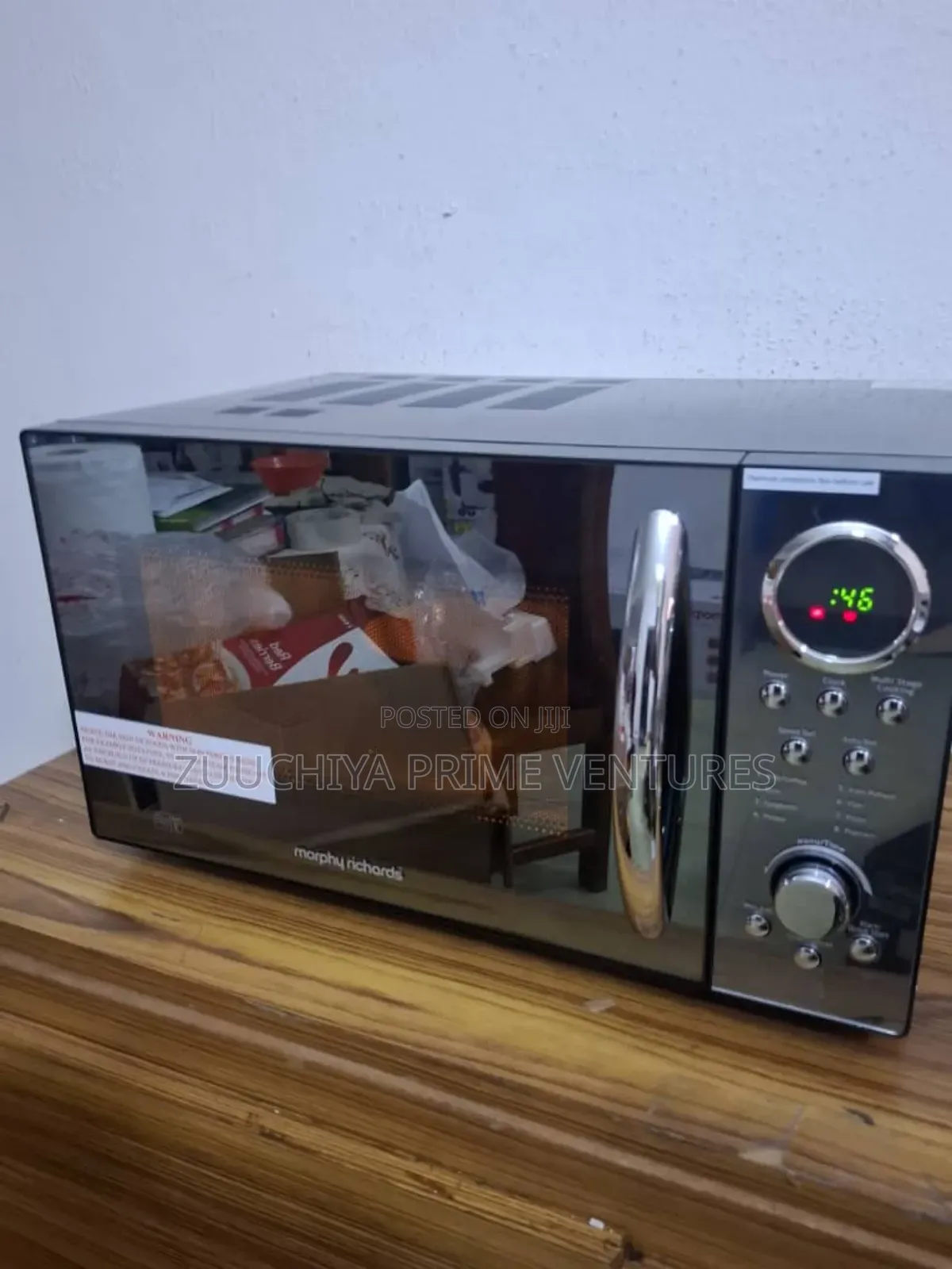 23.L Morphy Richards Digital Microwave From Uk