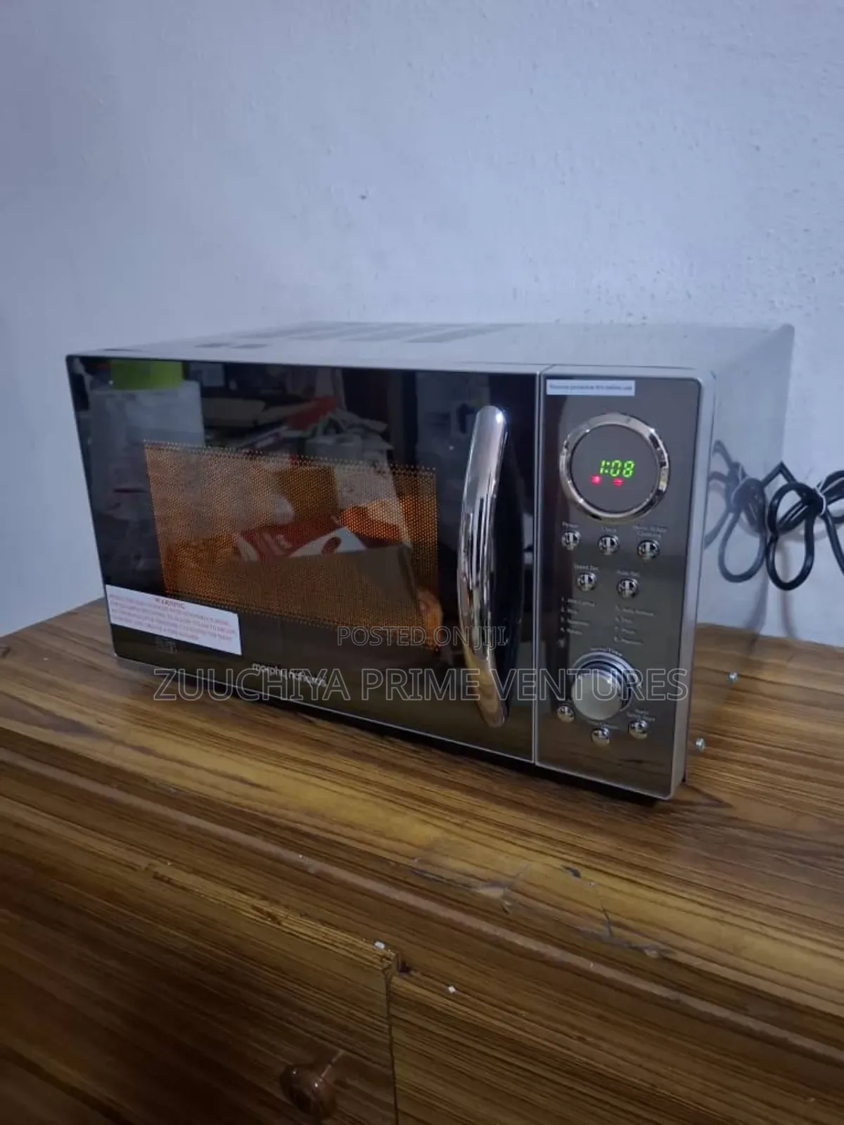 23.L Morphy Richards Digital Microwave From Uk