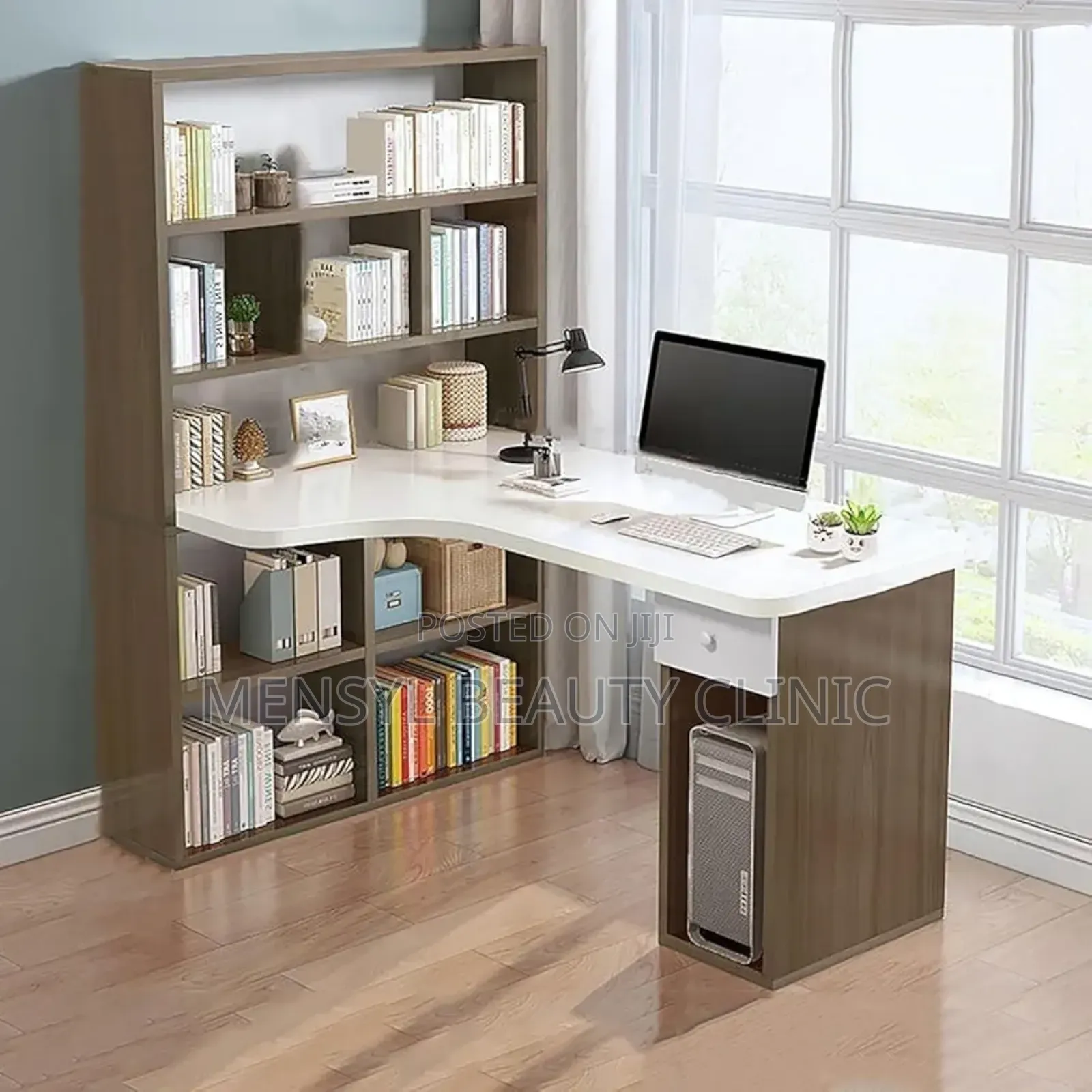Computer Desk With Drawers L-Shaped Desk With Hutch