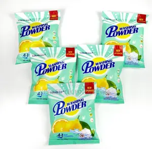 4 in 1 High Foaming Perfume Detergent Washing Powder, 200g 50packs