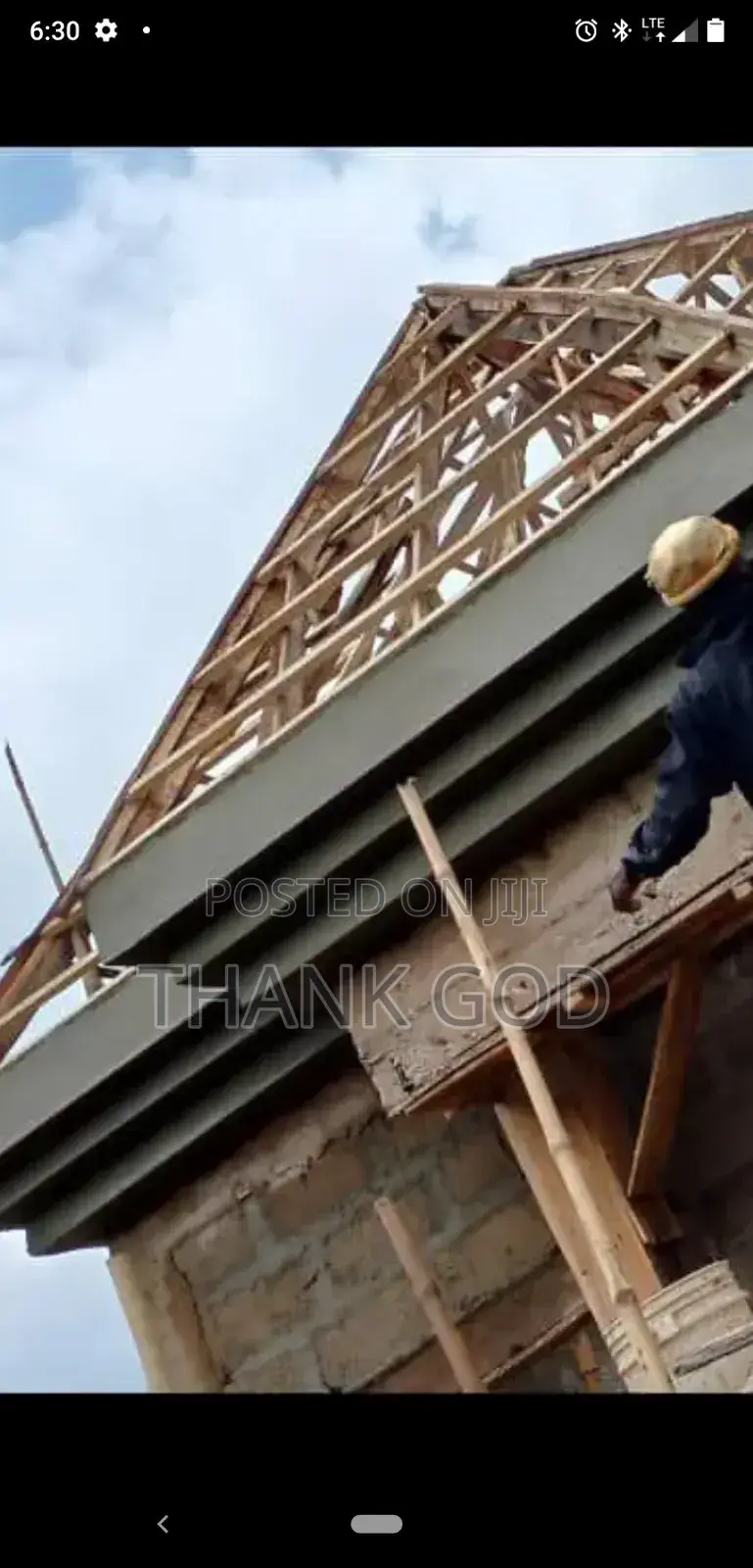 Parapet And Window At Work