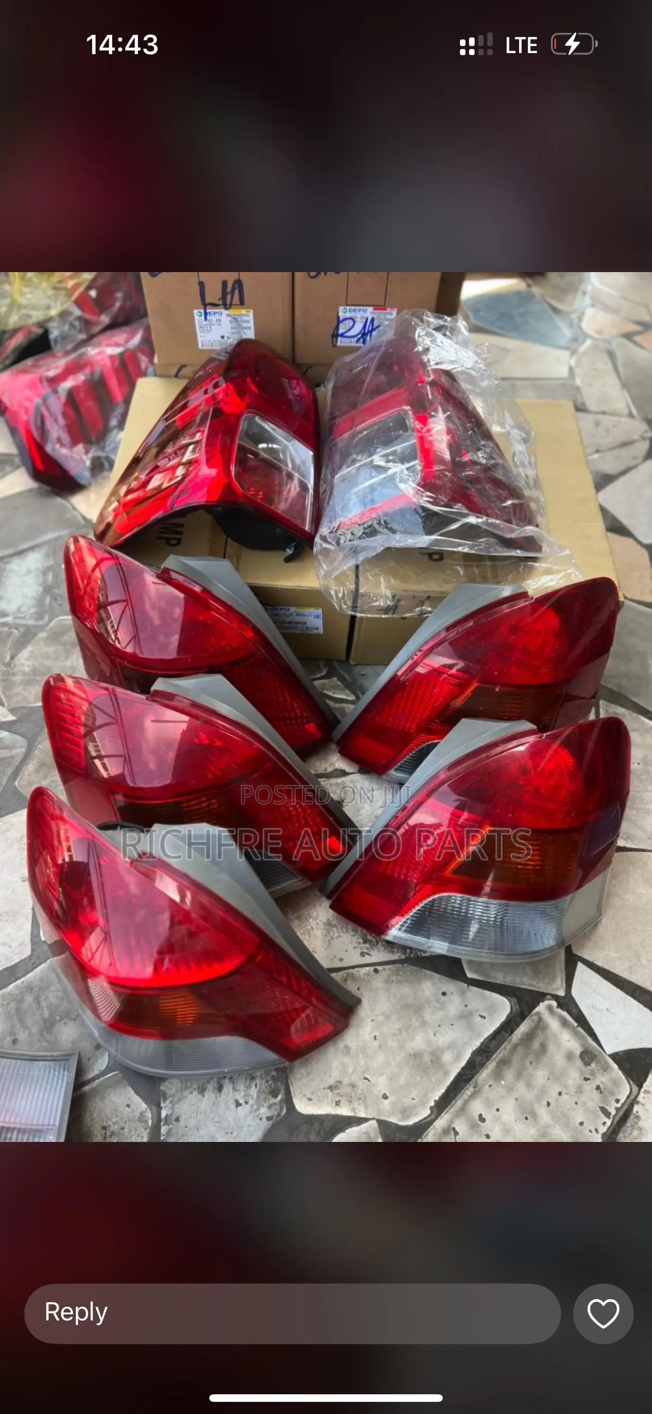 Toyota Vitz Taillight Tail Light 2009 2010 2011