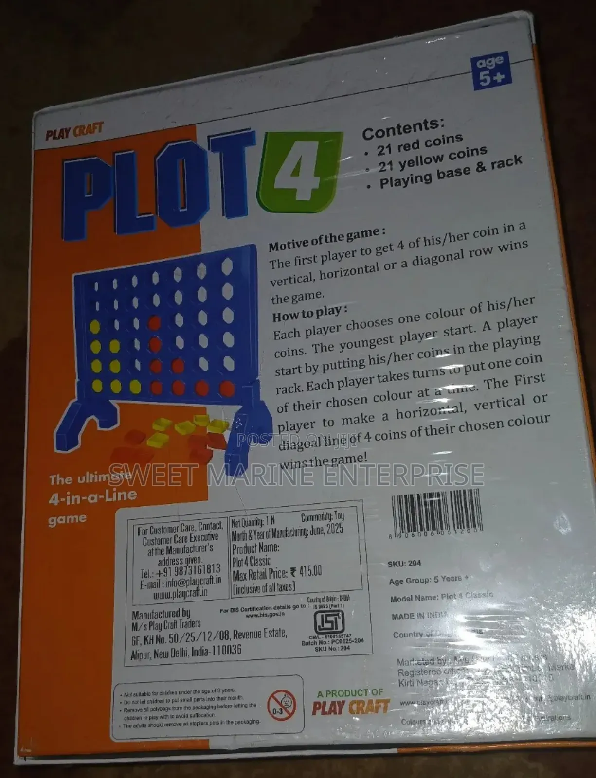 Plot 4 /[Connect 4]