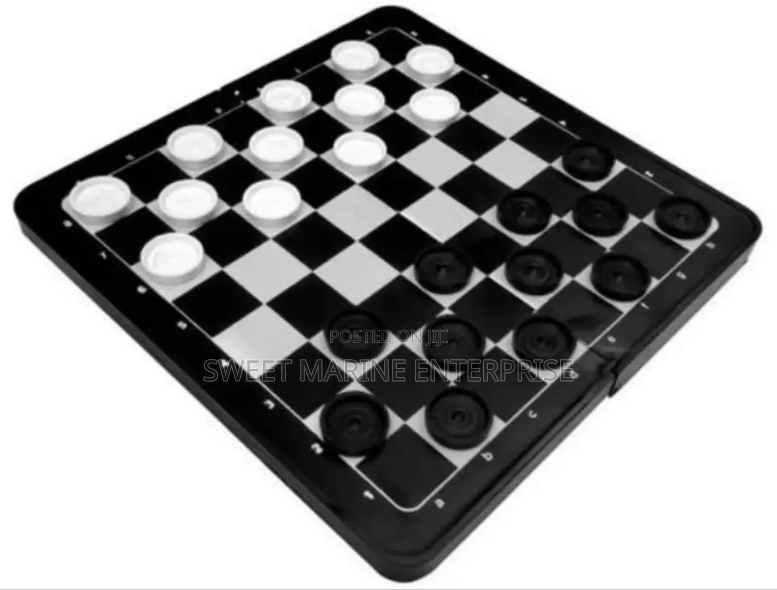 Checkers Folding Magnetic Board [Draught or Dame]