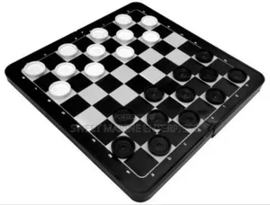 Checkers Folding Magnetic Board [Draught or Dame]
