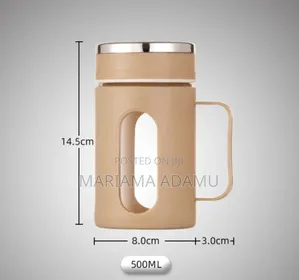Glass Cup With Cover