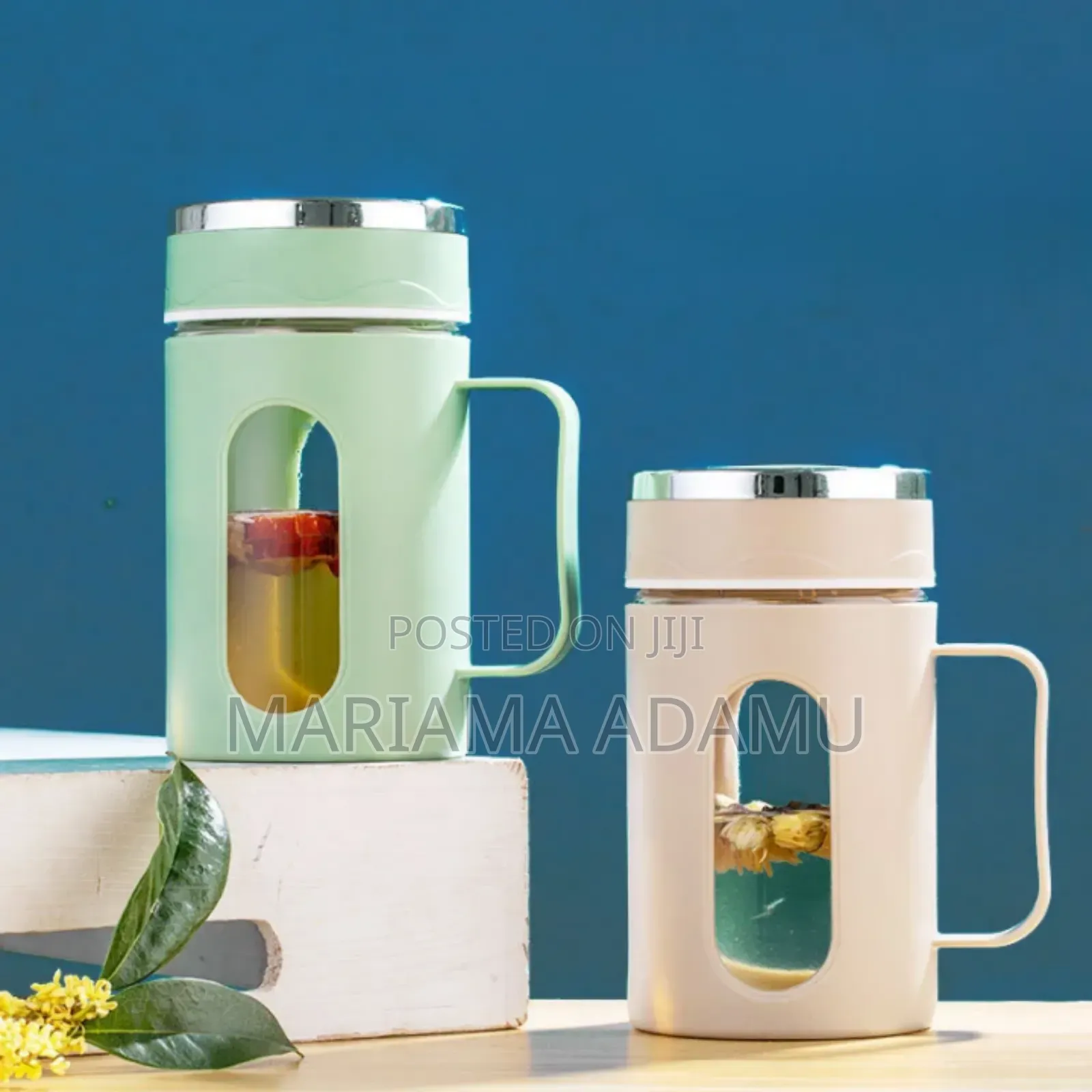 Glass Cup With Cover