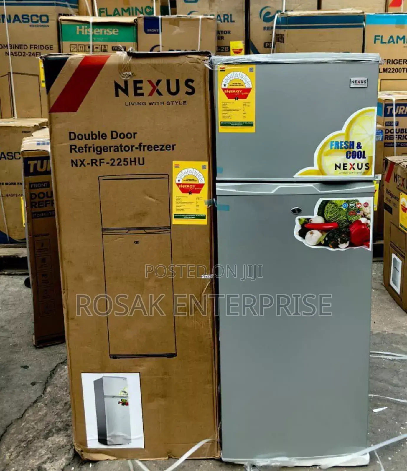 Nexus 240 Liters Refrigerator Top Freezer