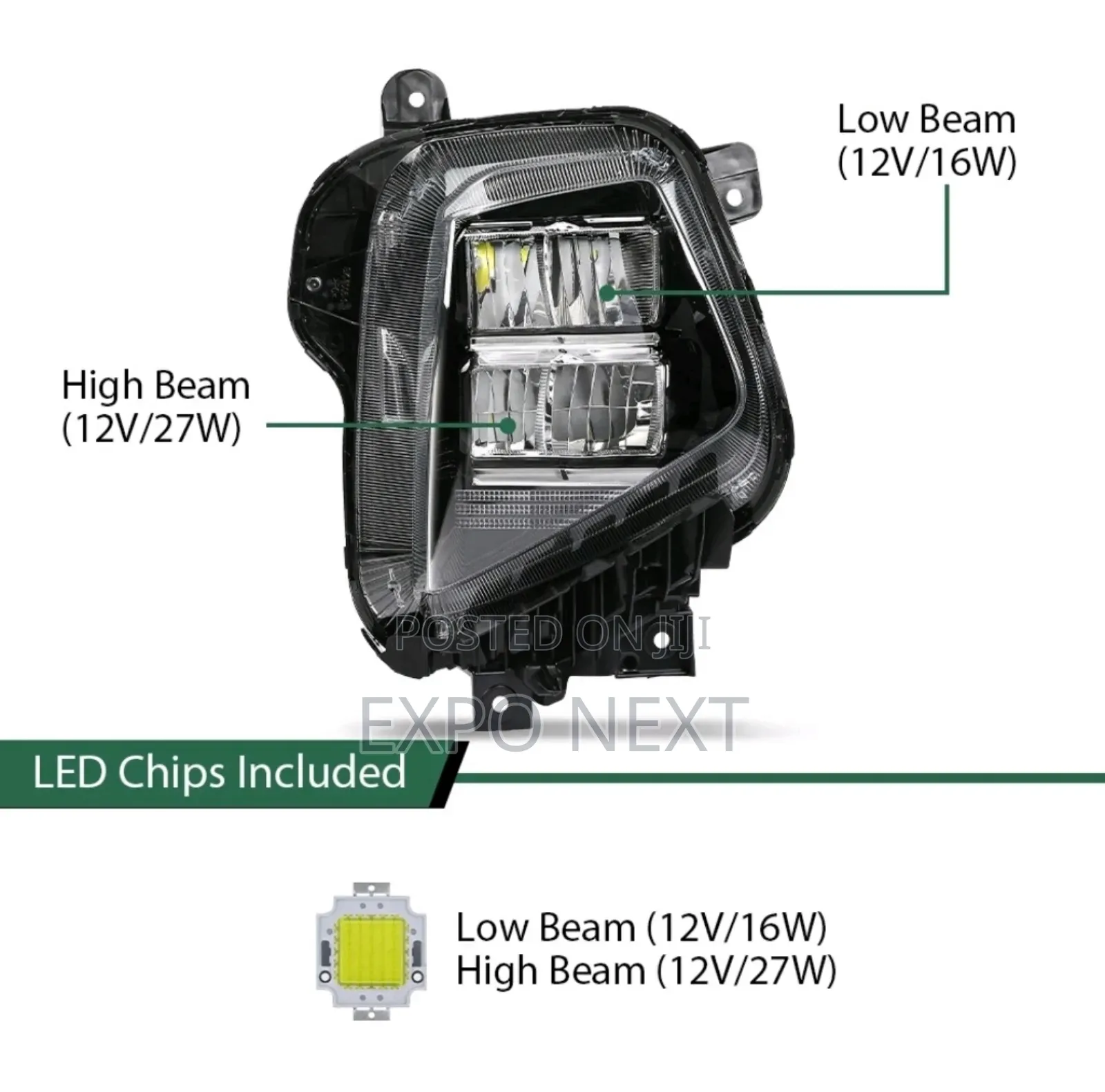 Led Headlight Fit For 2022-2024 Hyundai Tucson Right Passenger Side