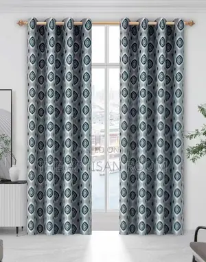Sapphire Mirage Curtains (135cmx270)