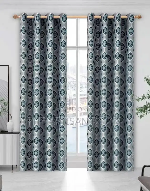 Sapphire Mirage Curtains (135cmx270)