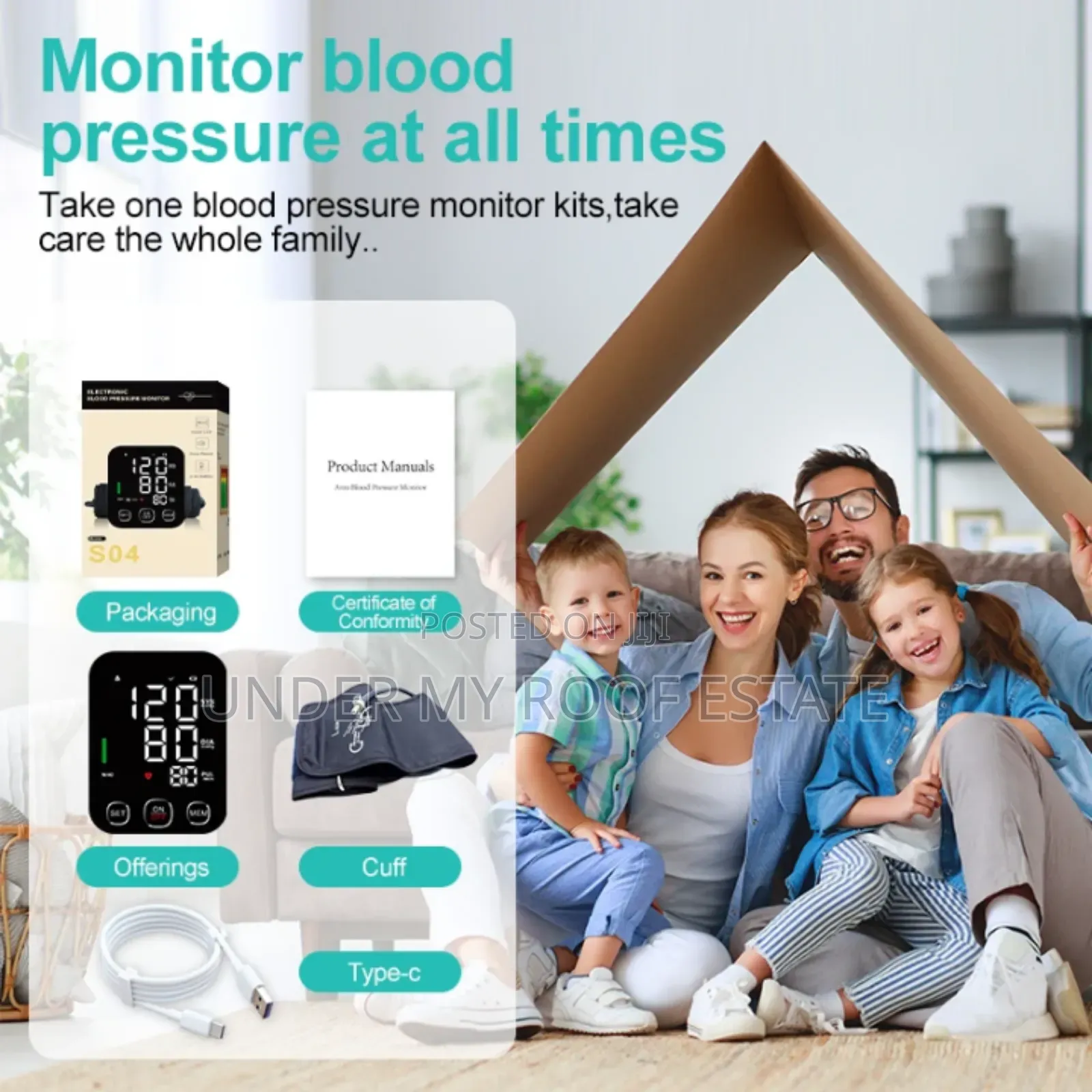 Rechargeable Pressure Monitor