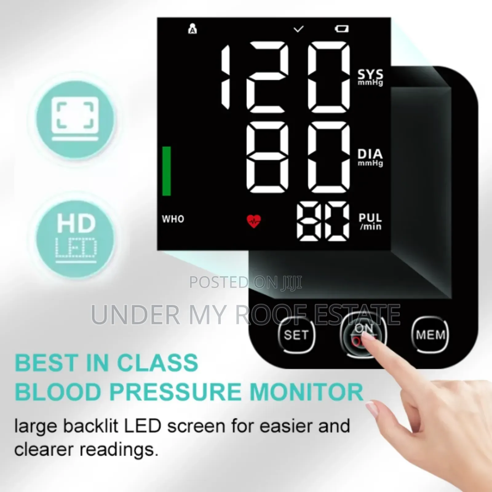 Rechargeable Pressure Monitor