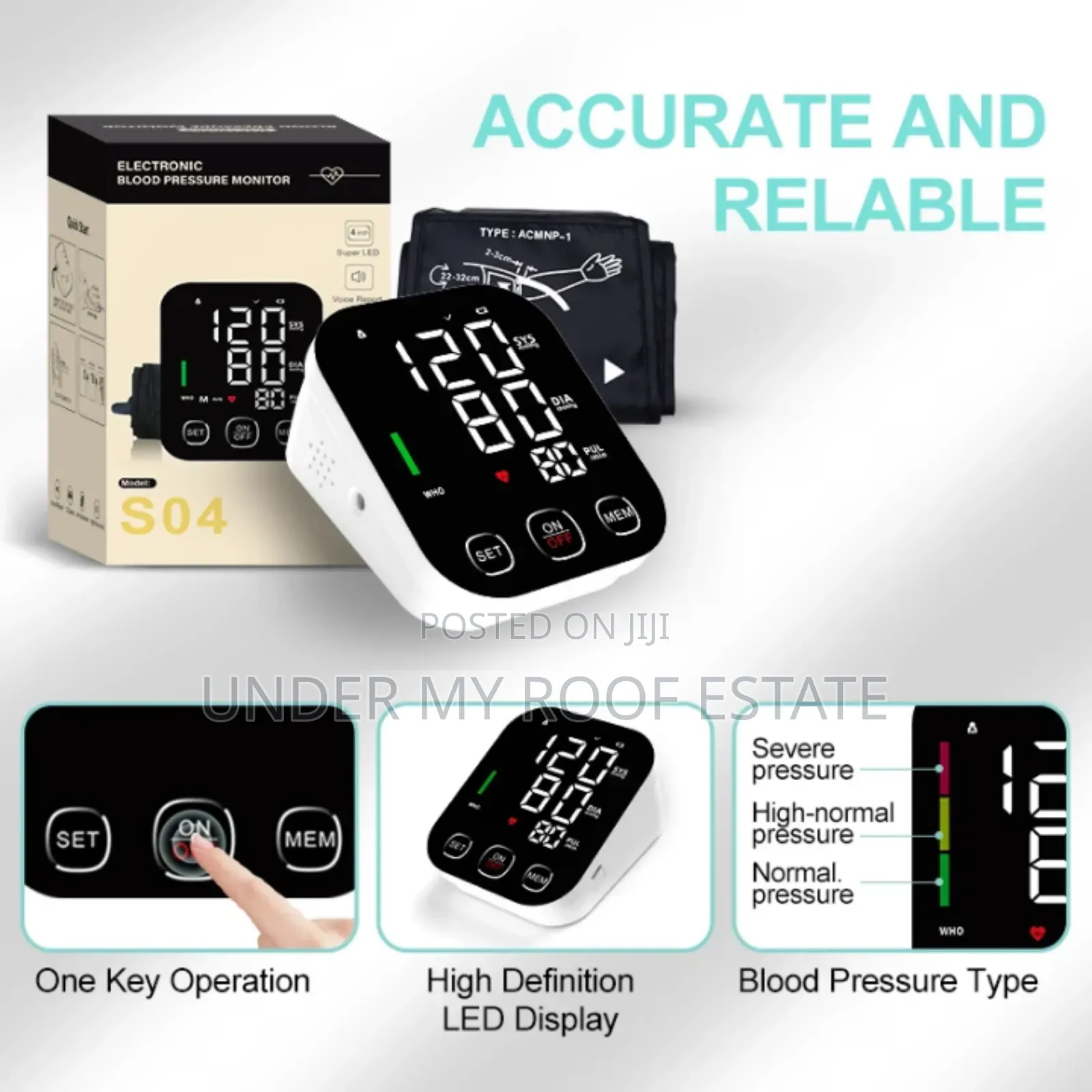 Rechargeable Pressure Monitor