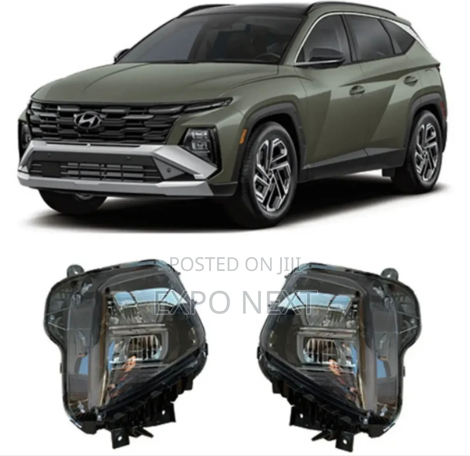 Led Headlight Assembly Fit for 2024-2026 Hyundai Tucson Pair