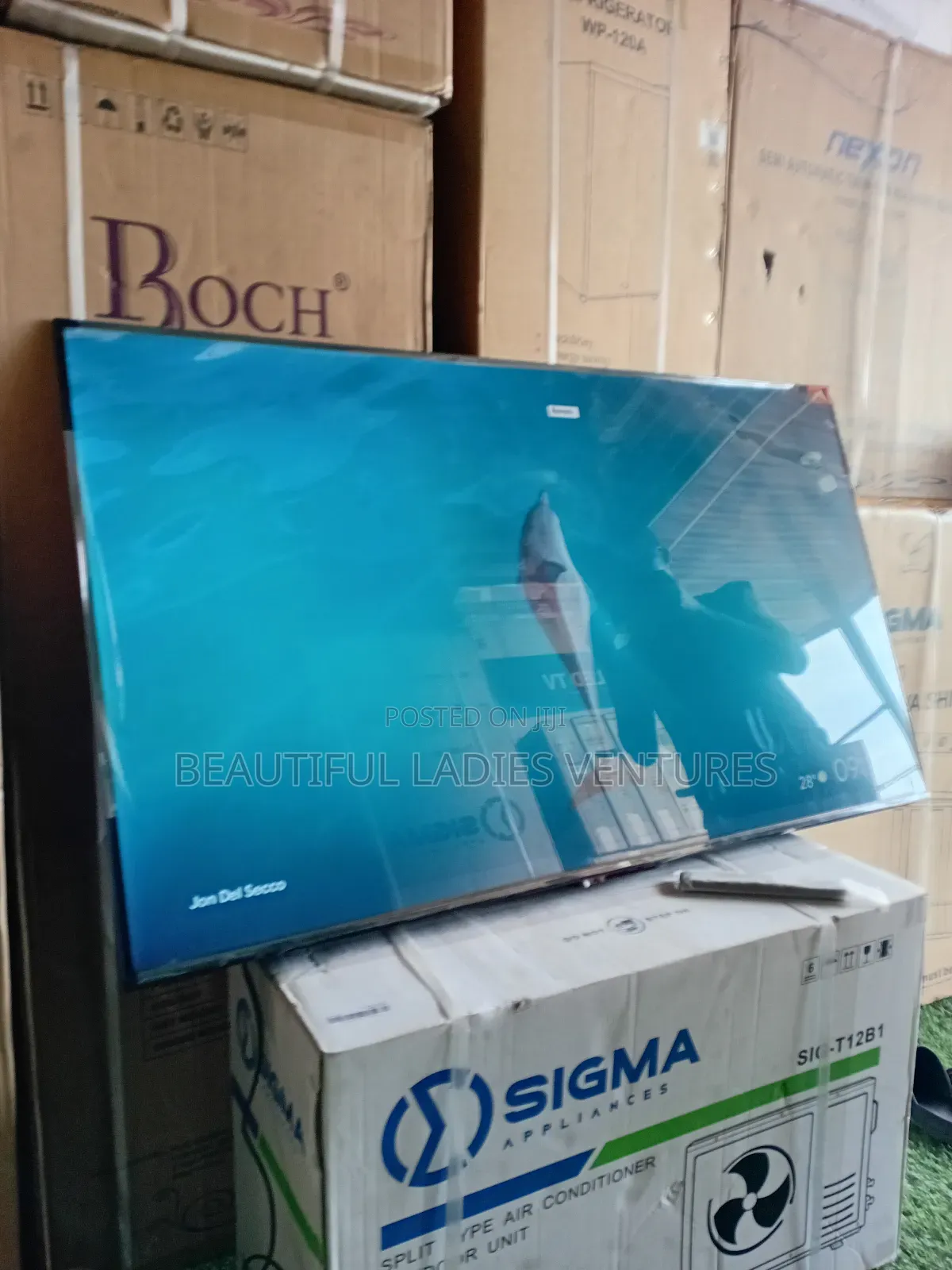 Elegant 65-Inch Smart Ledinternet Apps, Visual Display for Family Tv